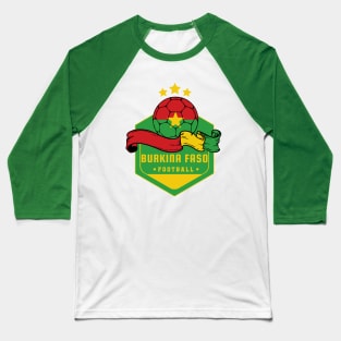 Burkina Faso Football Baseball T-Shirt